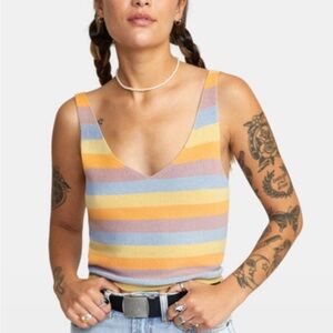 RVCA Rainbow Sweater Tank